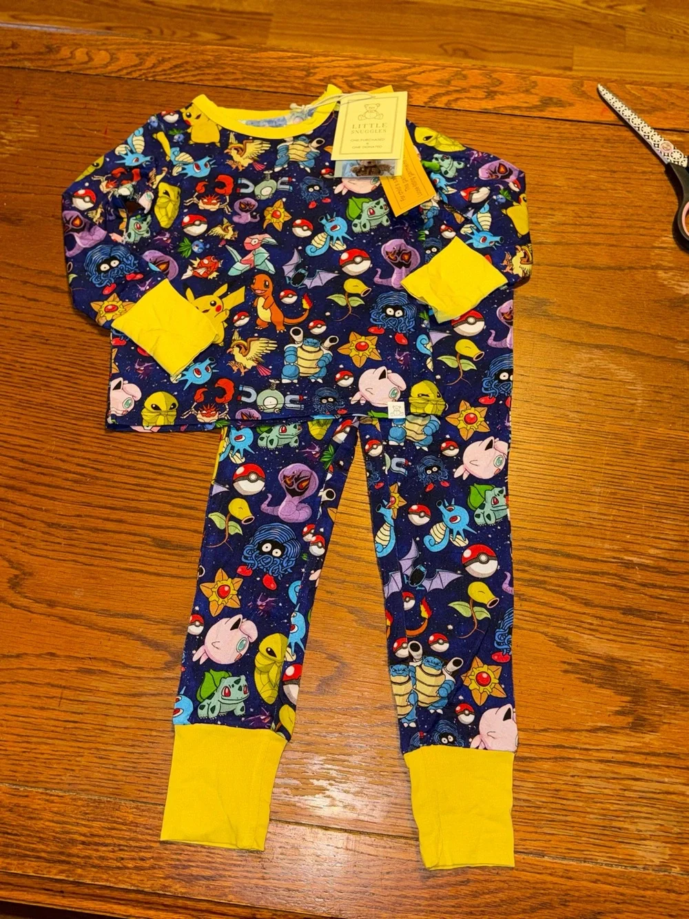 Little Snuggles Baby Boys Size 18-24 months Pokemon Bamboo Two Piece Pajamas NWT